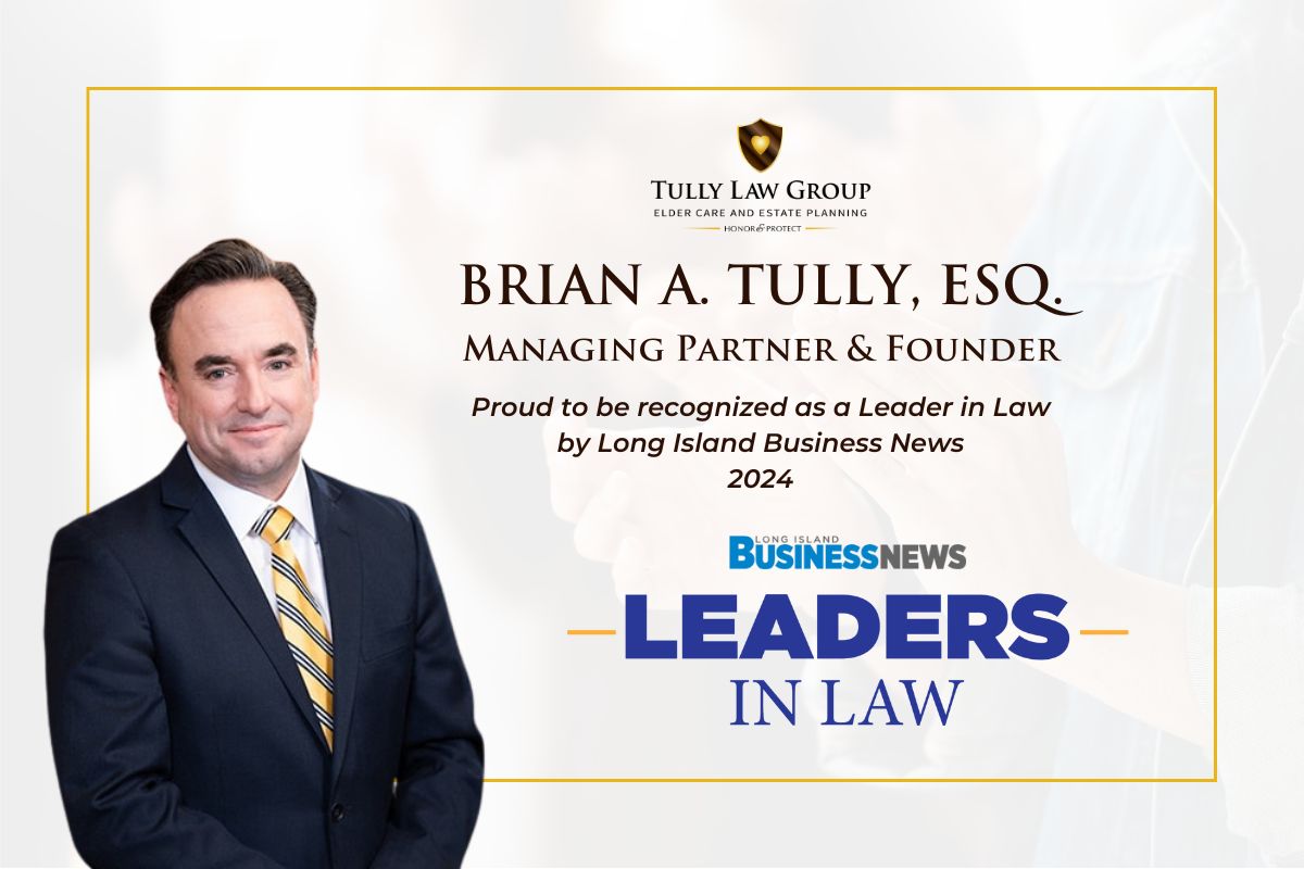 Brian A. Tully Recognized as 2024 Leader in Law Honoree by Long Island Business News