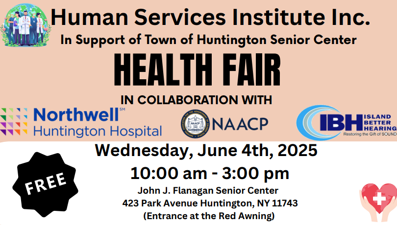 Town of Huntington Senior Center Health Fair