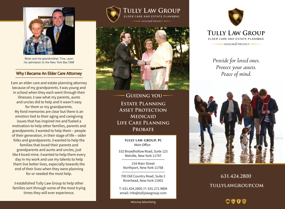 Tully Law Group Brochure Image Melville Northport Riverhead